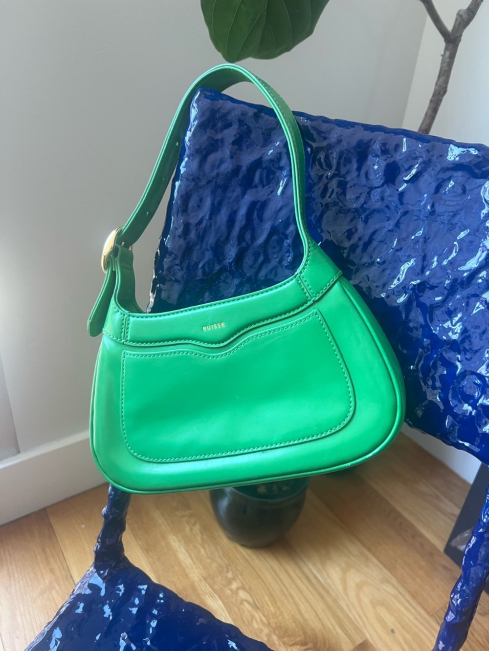 RUISSE Freya Shoulder Bag – Grass Green | Mint Condition